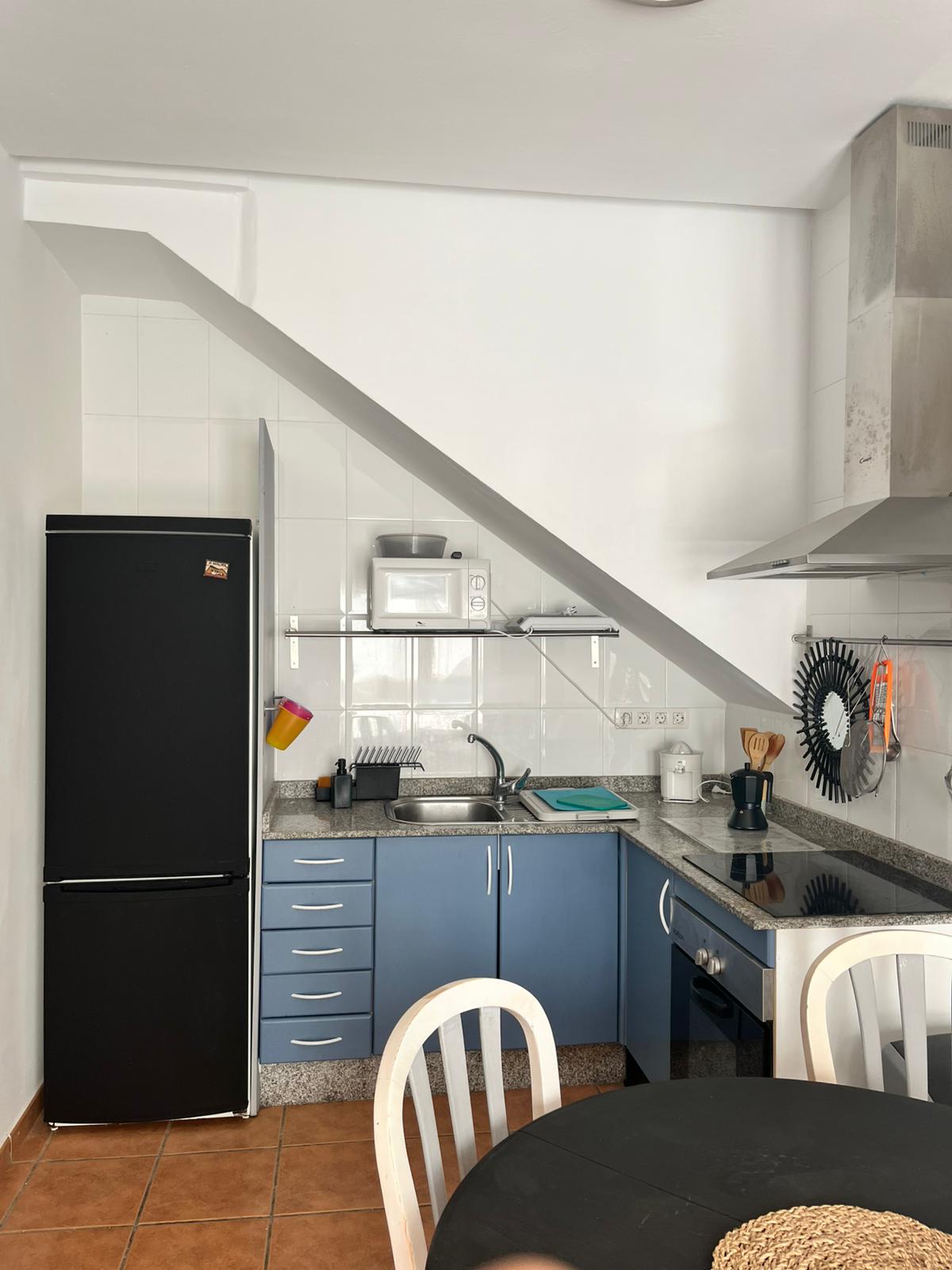 Cocina totalmente equipada de Casa Pastri en La Graciosa, Canarias