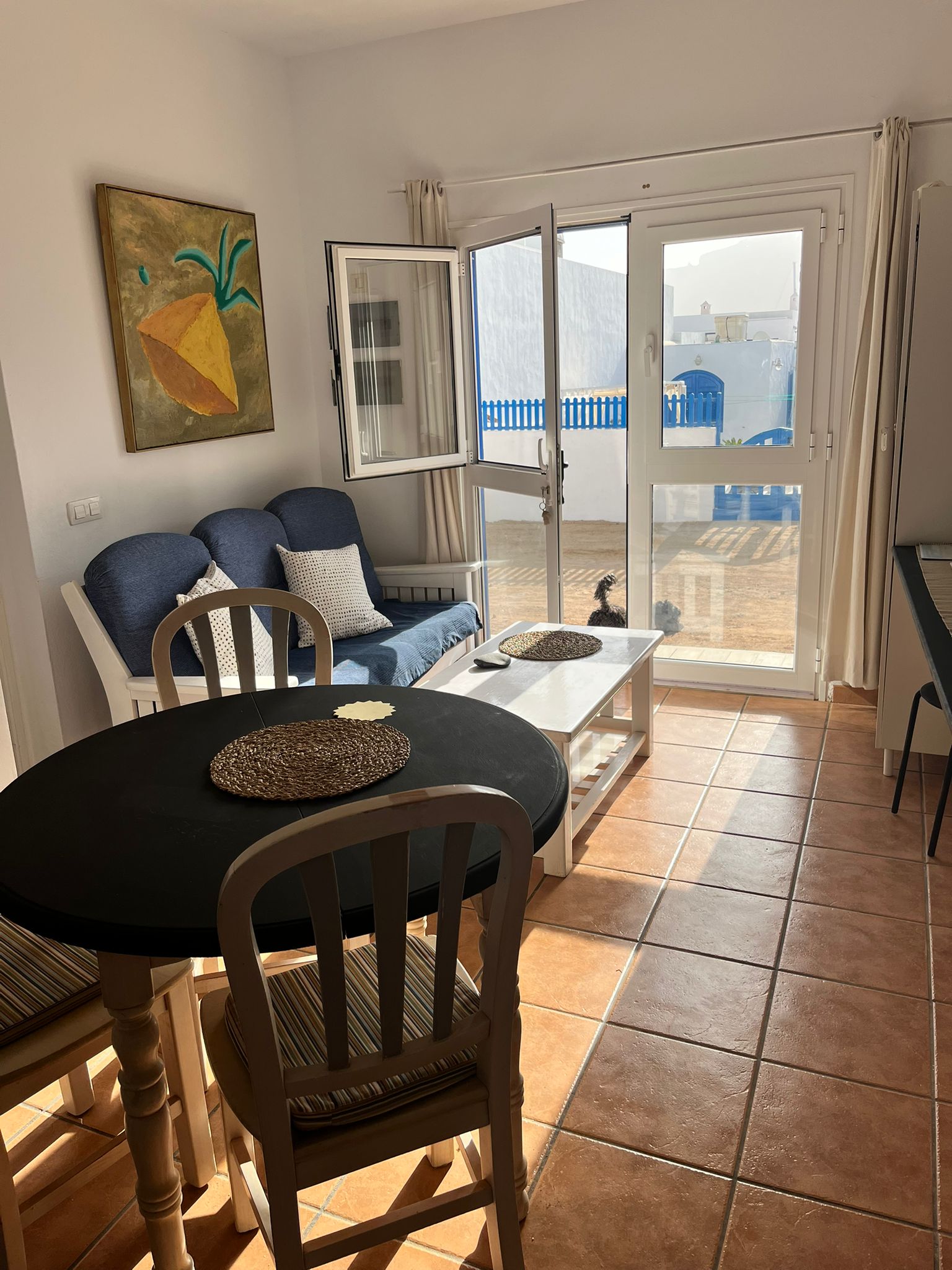 Salón de Casa Pastri visto desde otro ángulo, La Graciosa Canarias